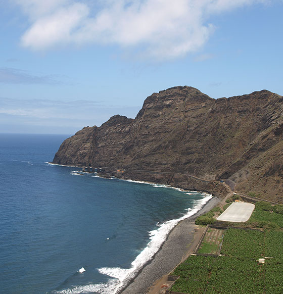 La Gomera. Playa Santa Catalina.