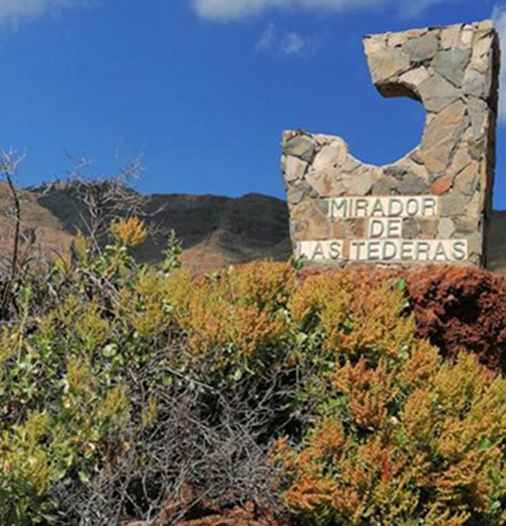 Mirador Las Tederas. Gran Canaria