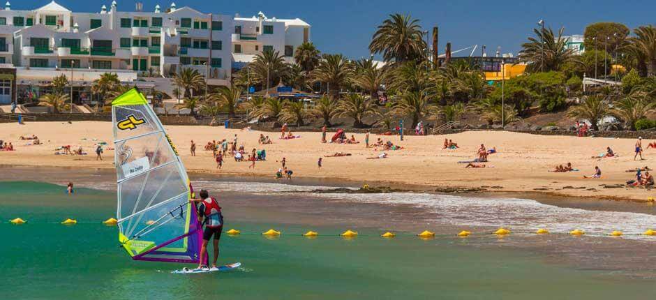 Windsurf en Las Cucharas Spots de windsurf de Lanzarote