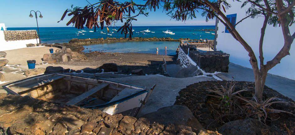 Koupaliště Punta Mujeres a přírodní koupaliště na ostrově Lanzarote 