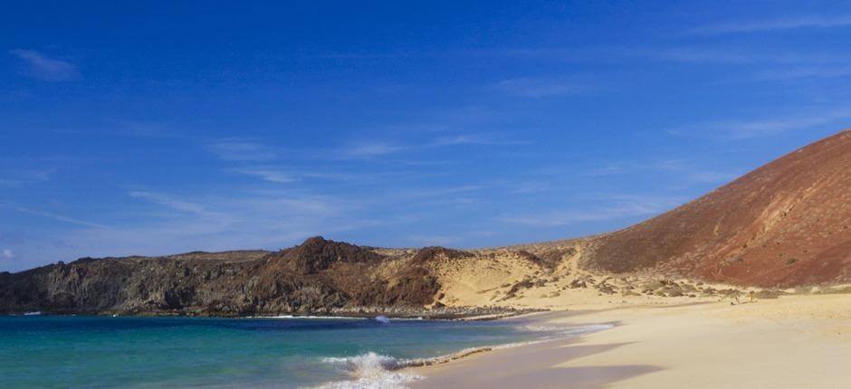 Playa de Las Conchas. Playas vírgenes de Lanzarote