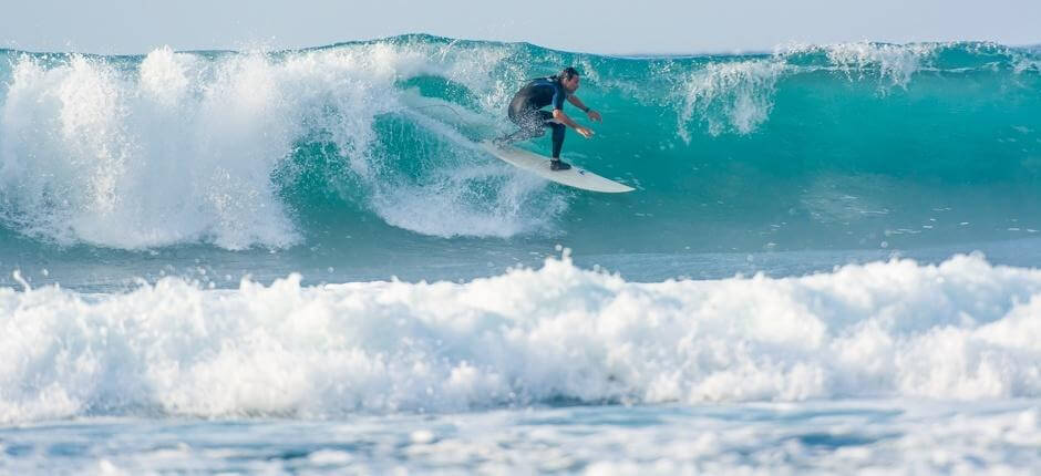 Surfování na spotu na El Hierro Surfové spoty na Fuerteventura