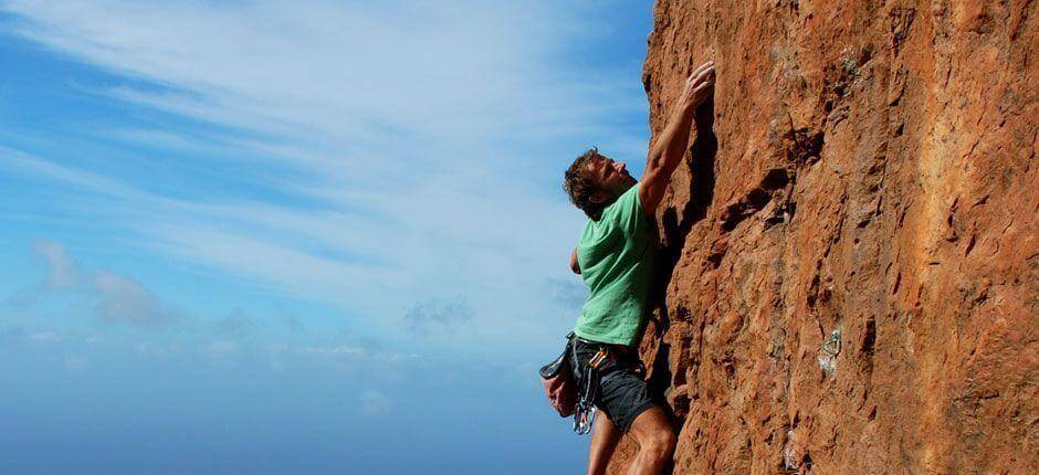 Escalada en el barranco de Guaria Escalada en Tenerife