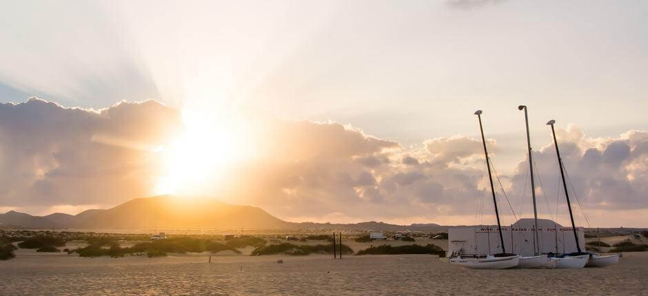 Windsurf en Flag Beach Corralejo Spots de windsurf de Fuerteventura