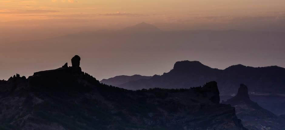 Vyhlídka z nejvyšší hory Las Nieves, Gran Canaria