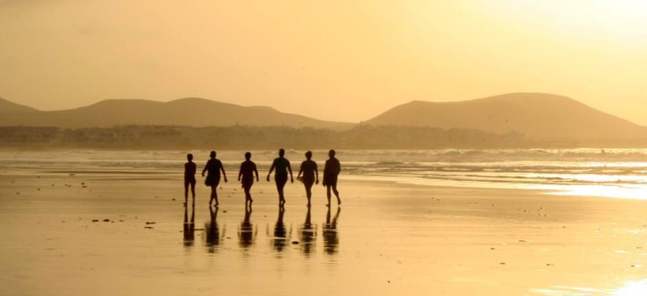 Playa de Famara Playas populares de Lanzarote